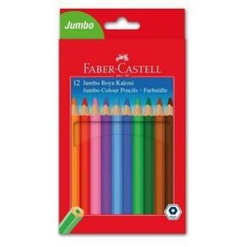 Faber Castell Kuru Boya Jumbo 12 Renk 951000