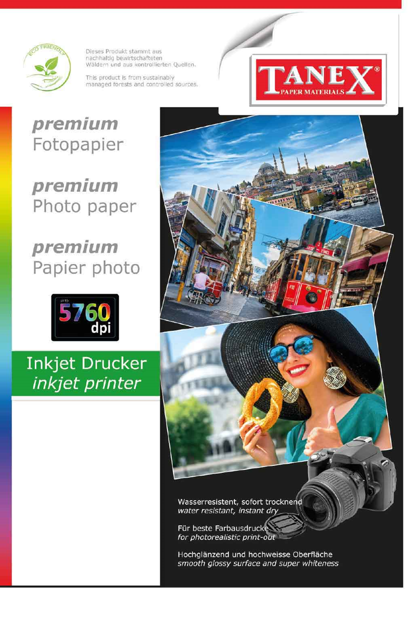 Tanex Fotoğraf Kağıdı A4 150 gr 25 li HC150G-25