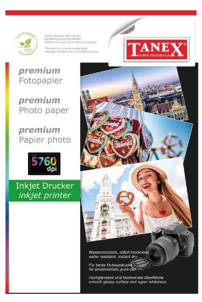 Tanex Fotoğraf Kağıdı A4 180 gr 25 li HC180g-25