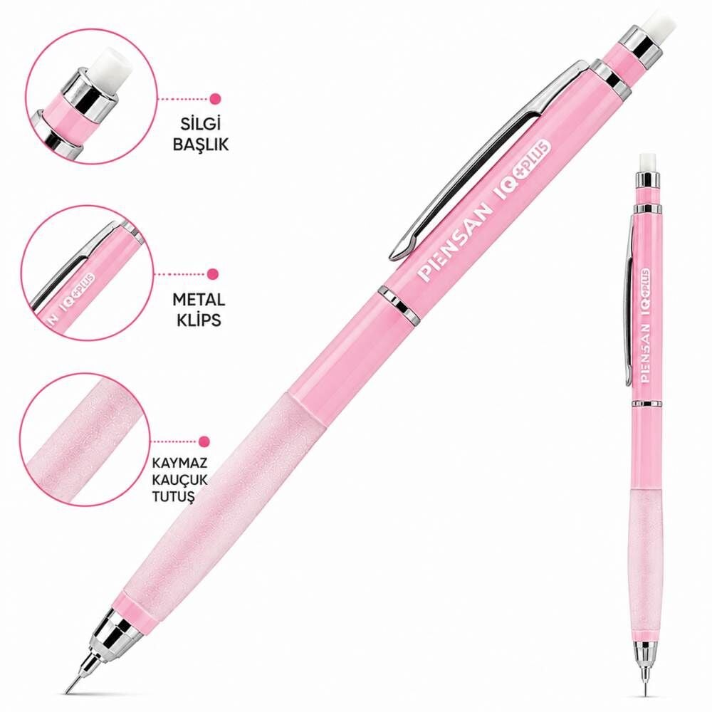 Pensan IQ Plus 0.7 mm Pembe Versatil Kalem