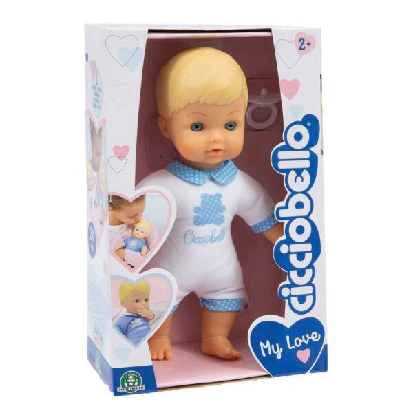Cicciobello Yumuş Bebek 24 cm CCBA6000 Mavi Tulum