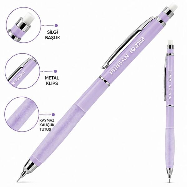 Pensan IQ Plus 0.7 mm Mor Versatil Kalem