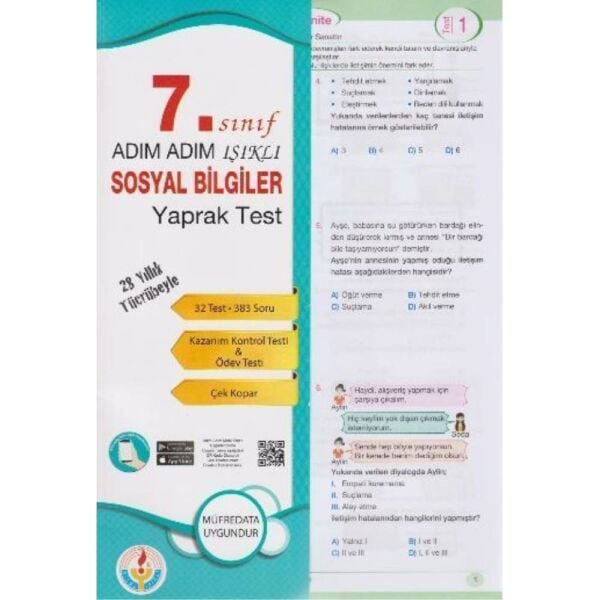 Işıklı 7.Sınıf Sosyal Bilgiler Yaprak Test