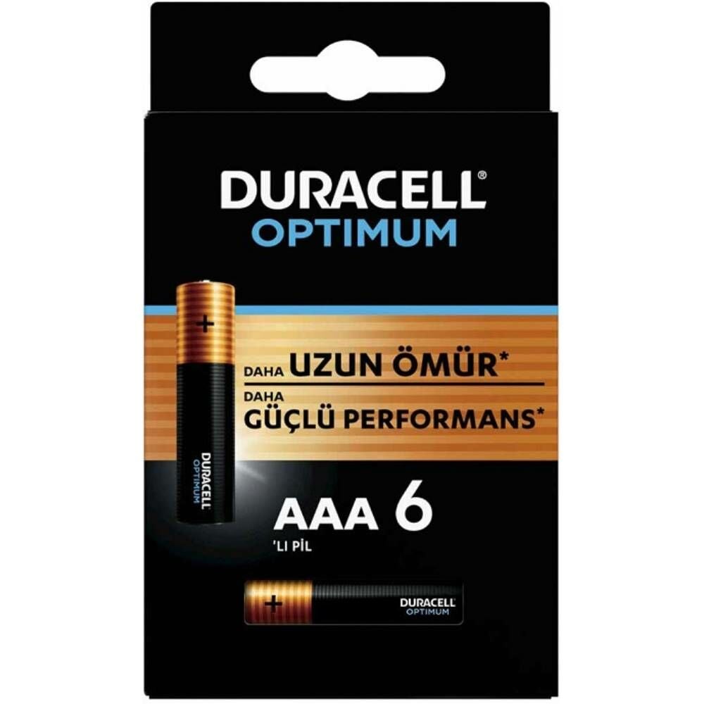 Duracell Pil Optımum 6 Lı Aaa İnce Kalem