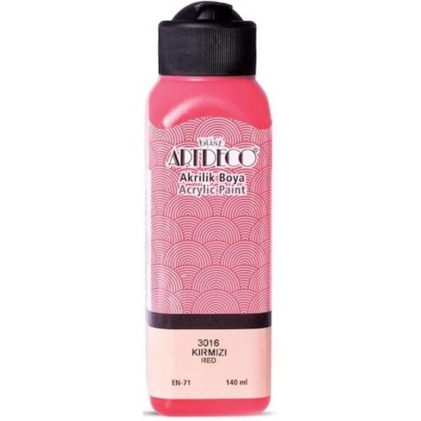 Artdeco Akrilik Boya 140 Ml Kırmızı Y-070R-3016