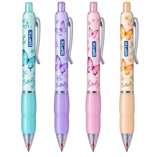 Butterfly Pen F4256 Mavi Kokulu Jel Kalem