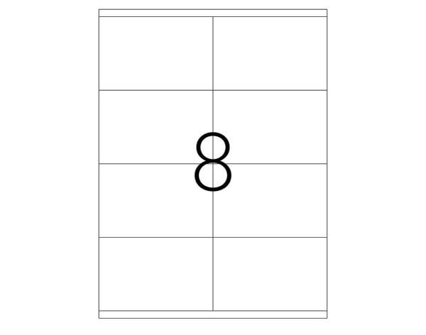 Tanex TW-2208 105x70 mm Laser Etiket