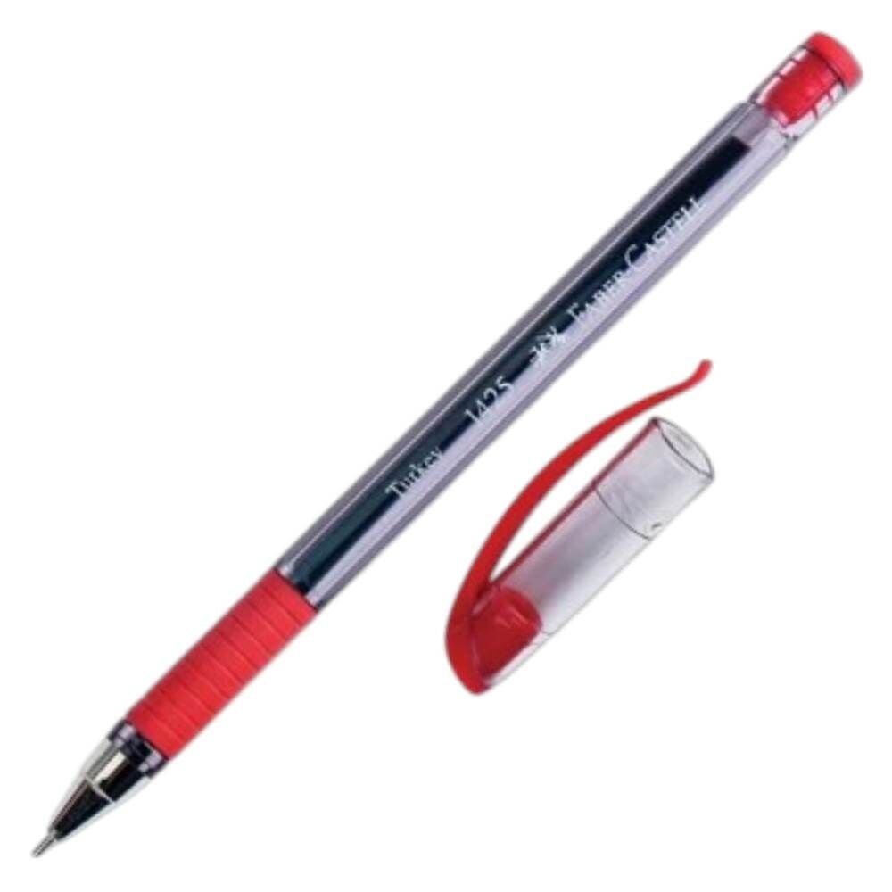 Faber Castell 1425 Tükenmez Kalem İğne Uç 07 mm Kırmızı 545552