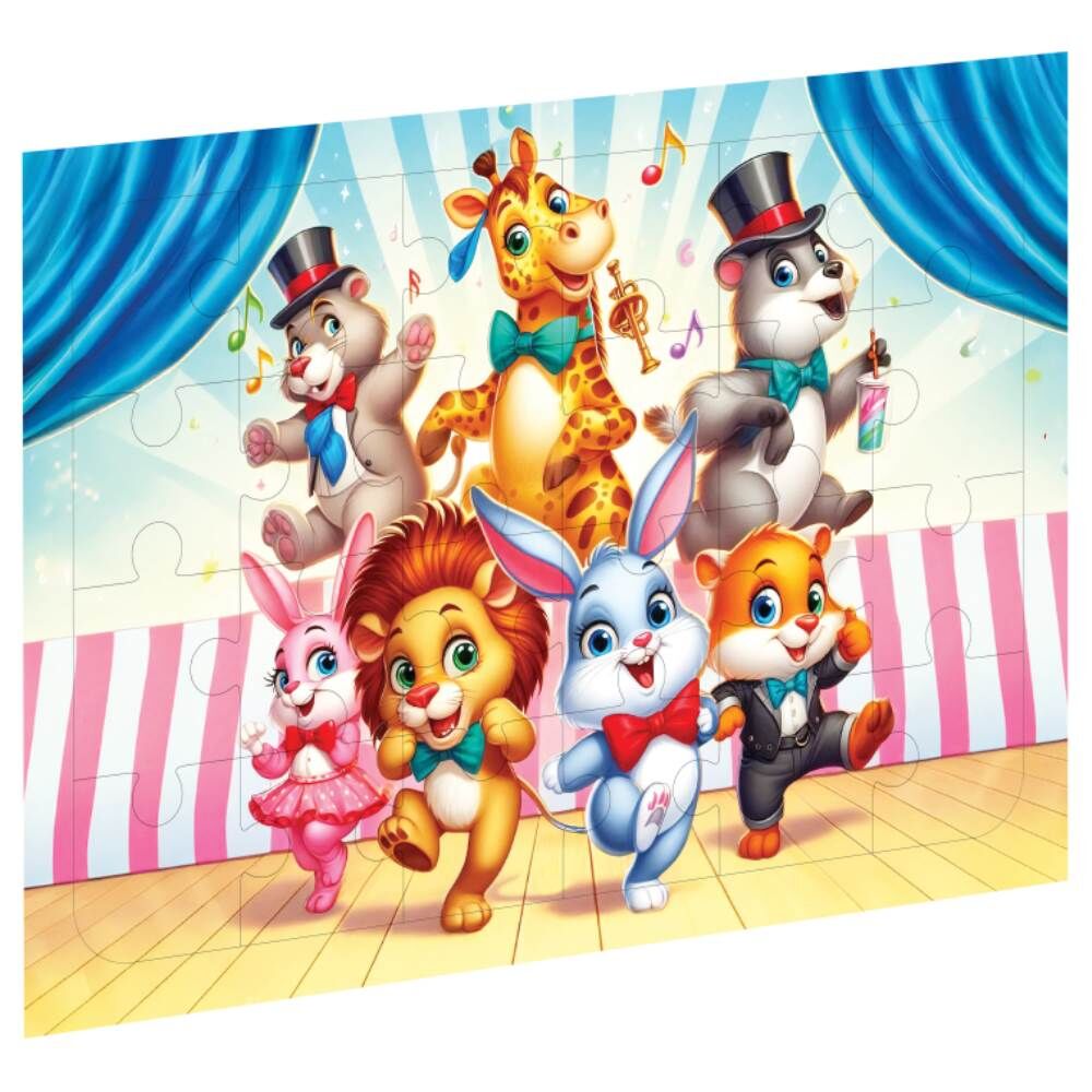 Karnaval 3502 24 Parça Ahşap Puzzle