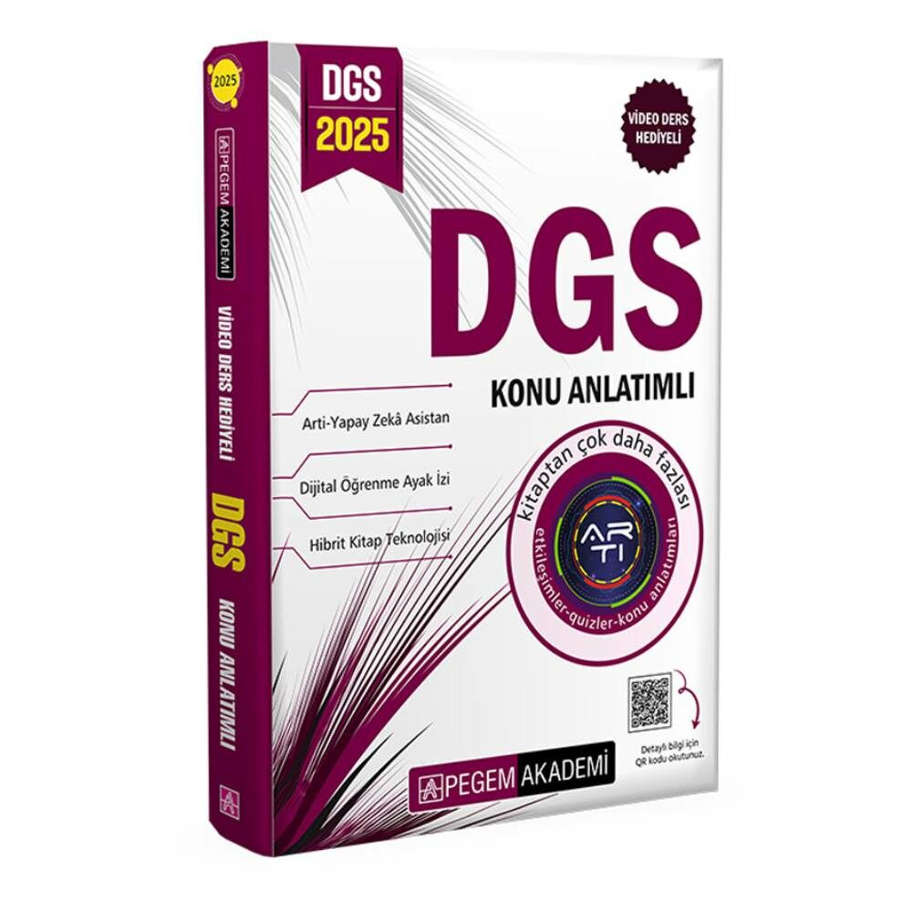 Pegem 2025 DGS Konu Anlatımlı