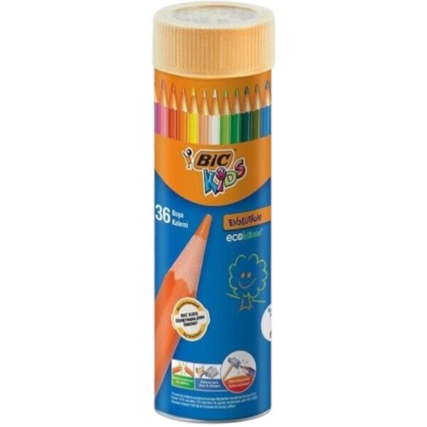 Bic Evolution Kuru Boya 36 Renk Tüp 968491