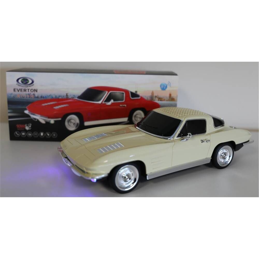 EVERTON RT-1956 Bej Arabalı  Bluetooth Fm-Usb-Tf-Aux Şarjlı Nostaljik Radyo
