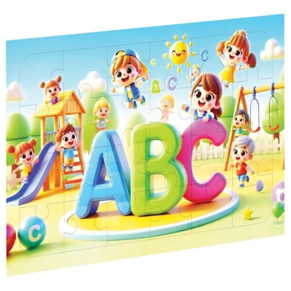 Eğlenceli Harfler 3501 24 Parça Ahşap Puzzle