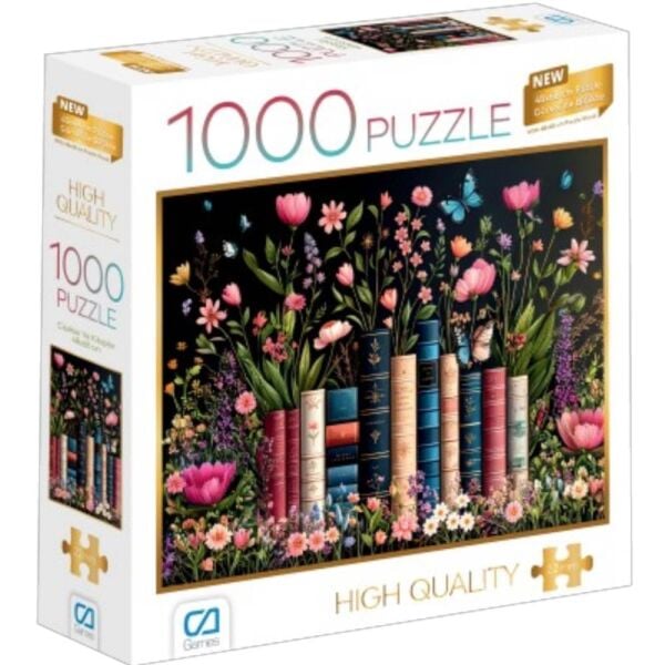 Çiçekler ve Kitaplar 7078 1000 Parça Puzzle