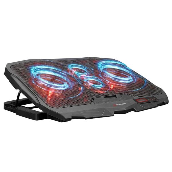 Addison Rampage AD-RC4 COLDBREEZE Kırmızı Ledli Işıklı Fan 15''-17'' Notebook Soğutucu Stand
