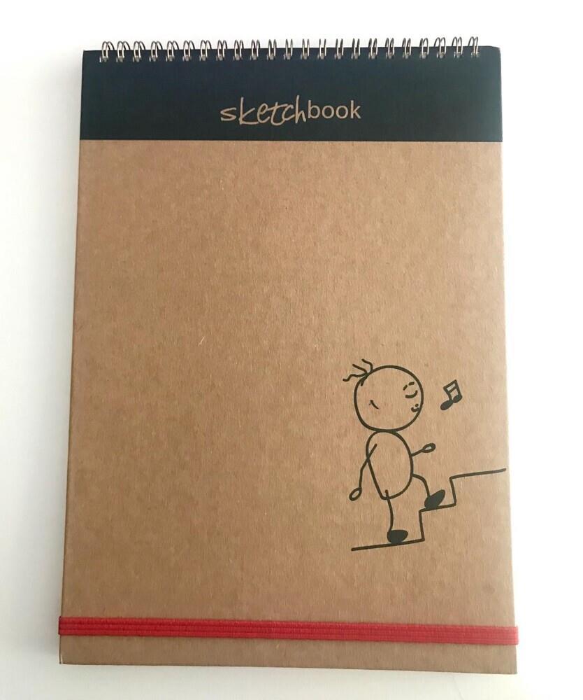 Sketchbook Spiralli Bloknot A5 40 Yaprak Çizgisiz Sert Kapak 140520
