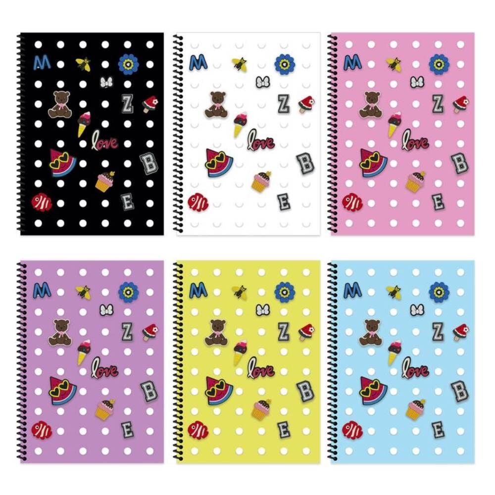 Fun A4 80 Yaprak Kareli Plastik Kapak Spiralli Defter 323242