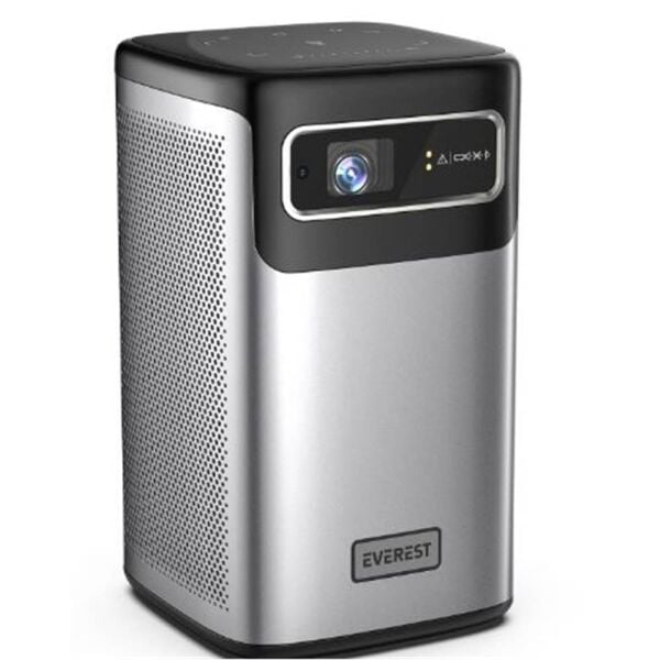 Everest PJ-DLP21 Gri 8000mAh Odaklamalı 960-540 4K 5400 Lümen Android 9.0 Dokunmatik DLP Projeksiyon