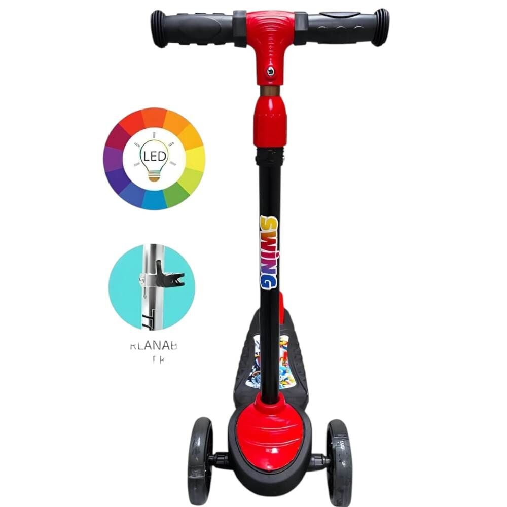 Swing Kırmızı Işıklı Scooter