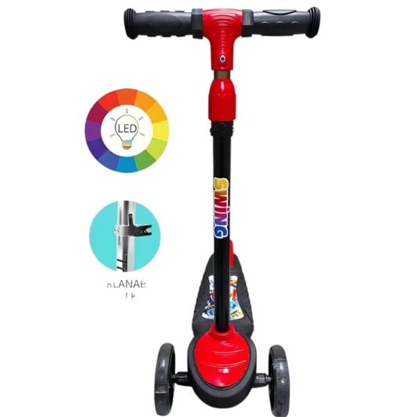 Swing Kırmızı Işıklı Scooter
