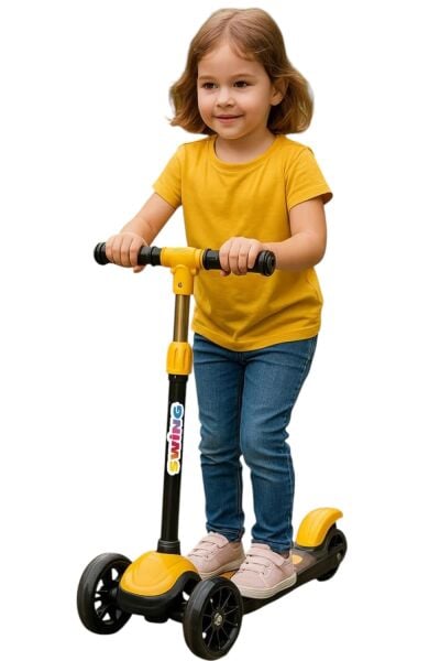 Swing Kırmızı Işıklı Scooter