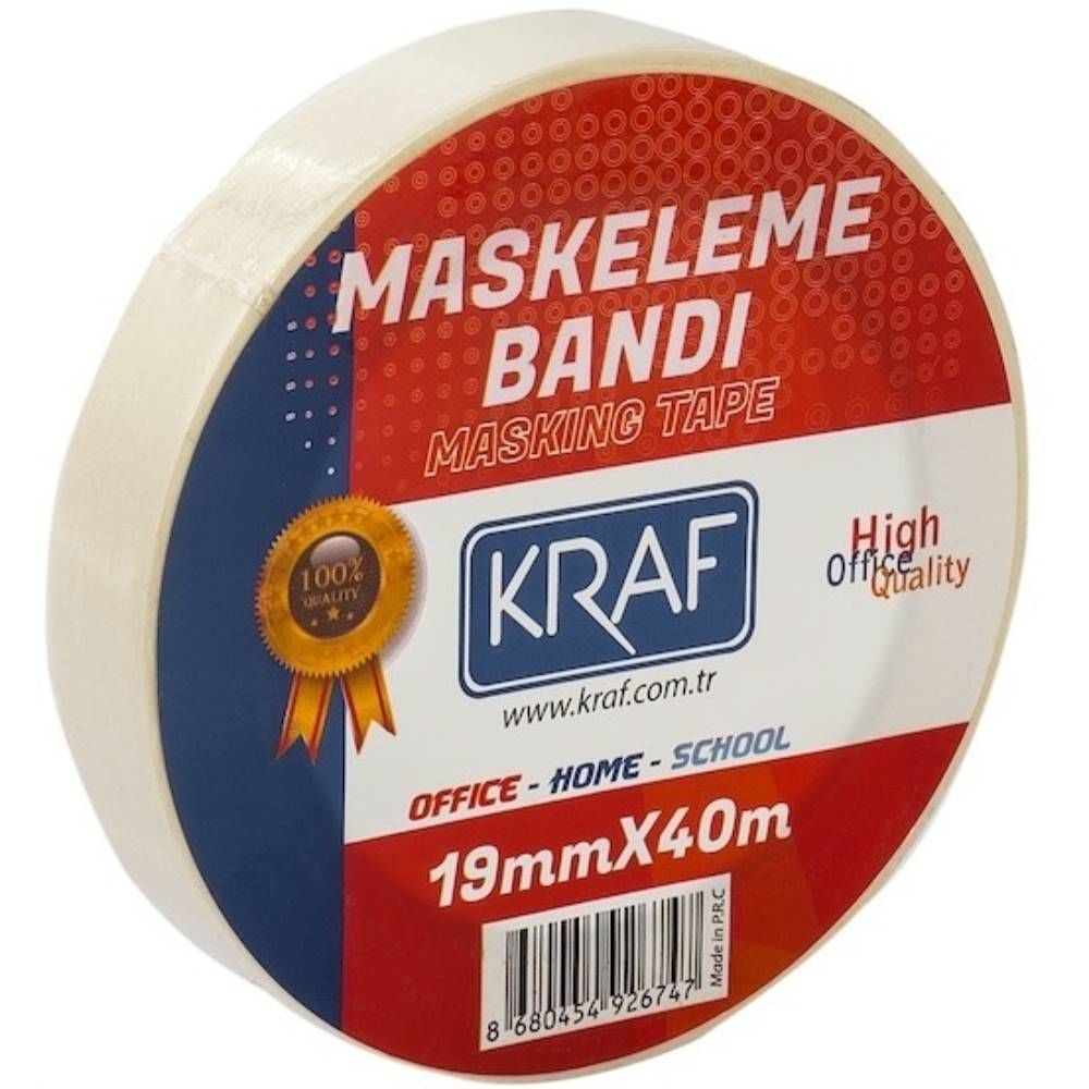 Kraf Maskeleme Bandı 19Mm X 40M 4019G
