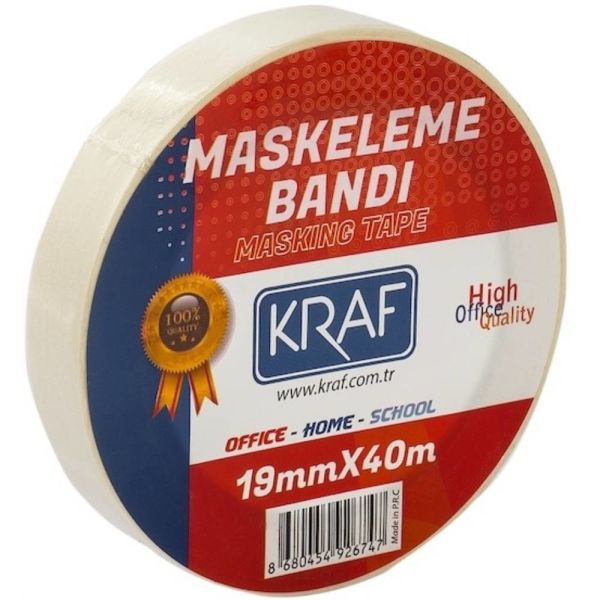 Kraf Maskeleme Bandı 19Mm X 40M 4019G