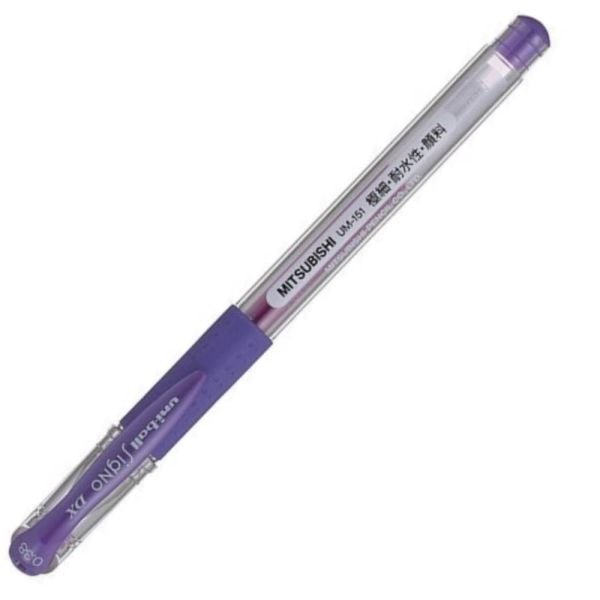 Uniball Signo Nedle UM-151ND 0.38 mm İğne Uçlu Mor Jel Kalem Kalem