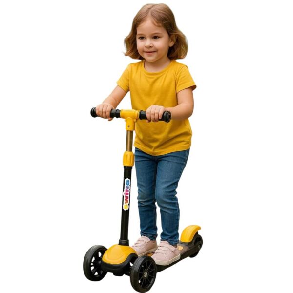 Swing Sarı Işıklı Scooter