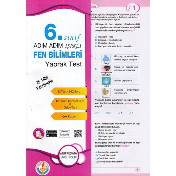 Işıklı 6.Sınıf Fen Bilimleri Yaprak Test