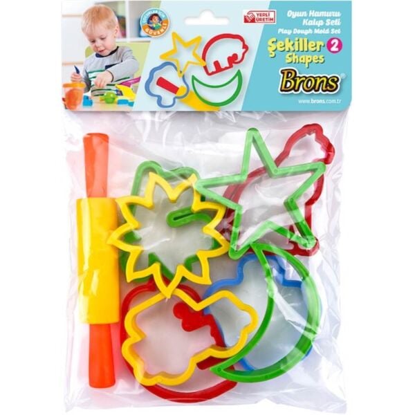 Brons Oyun Hamuru Kalıbı Büyük Şekiller Seti BR-474