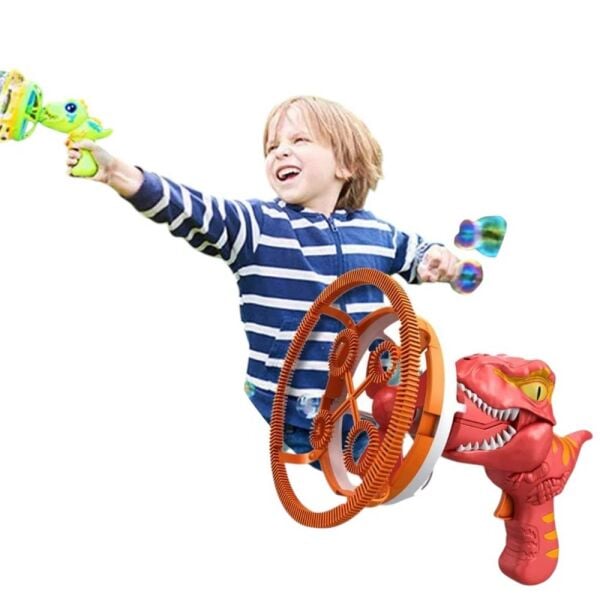 Learning Fun Baloncuk Tabancası Dinozor Yeşil