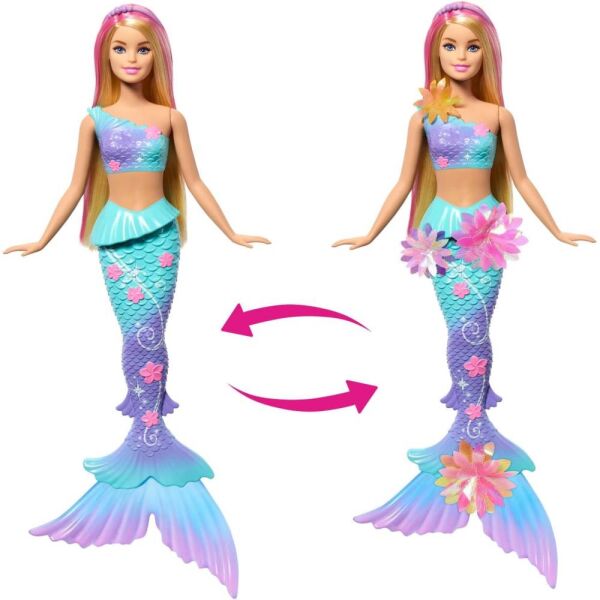 Barbie Büyülü Çiçekler Deniz Kızı Bebeği JDM72