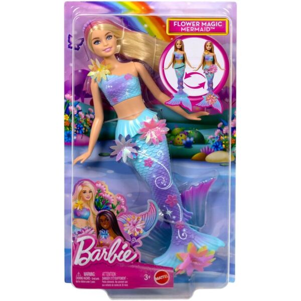 Barbie Büyülü Çiçekler Deniz Kızı Bebeği JDM72