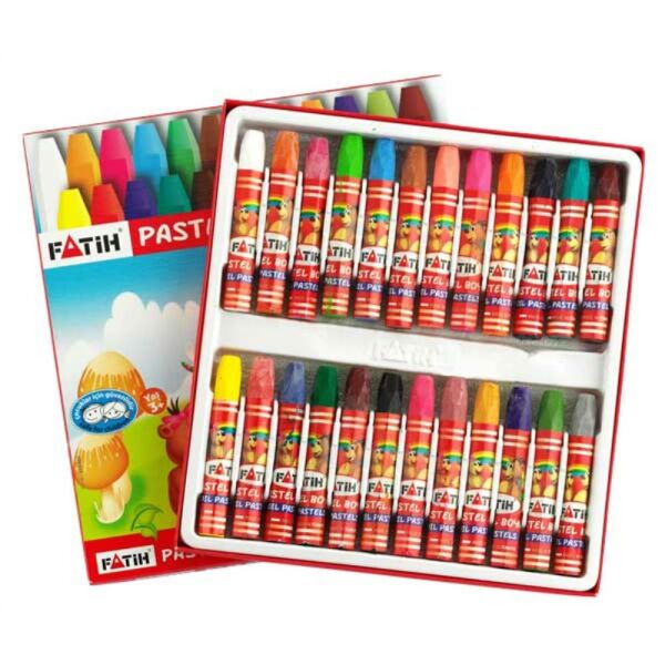 Fatih Pastel Boya 24 Renk King Size Kutulu 50340