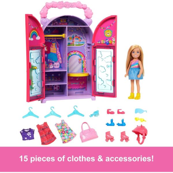 Barbie Chelsea'nın Gardrobu Oyun Seti HXN03