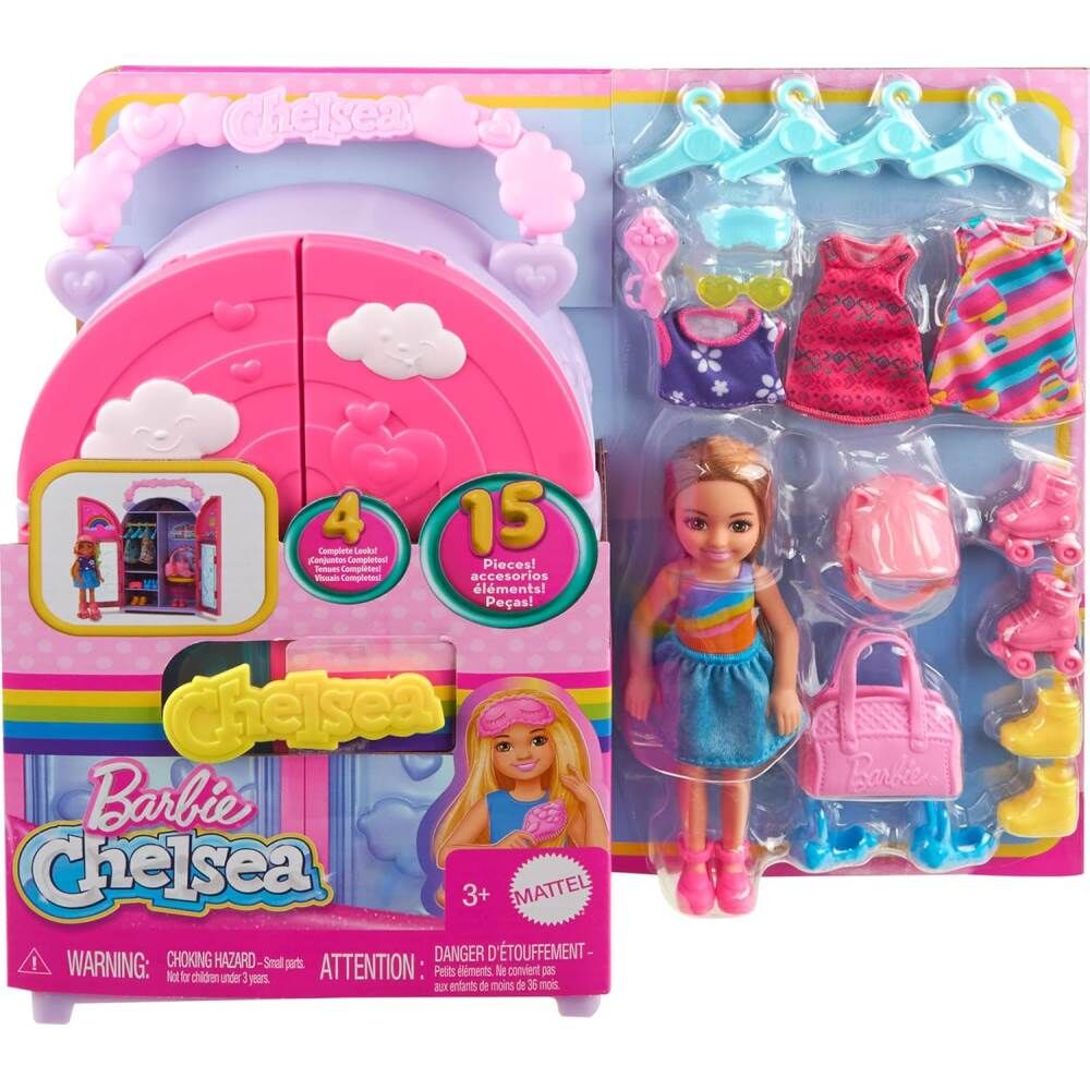 Barbie Chelsea'nın Gardrobu Oyun Seti HXN03