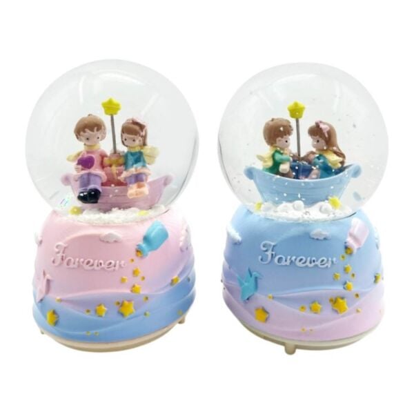 Sulu Kar Küresi Orta Boy Pilli C-180