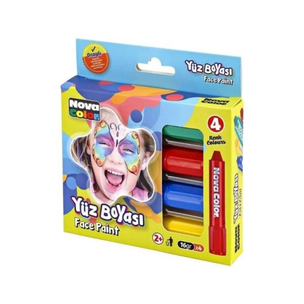 Nova Color Yüz Boyası 4 Renk NC-211