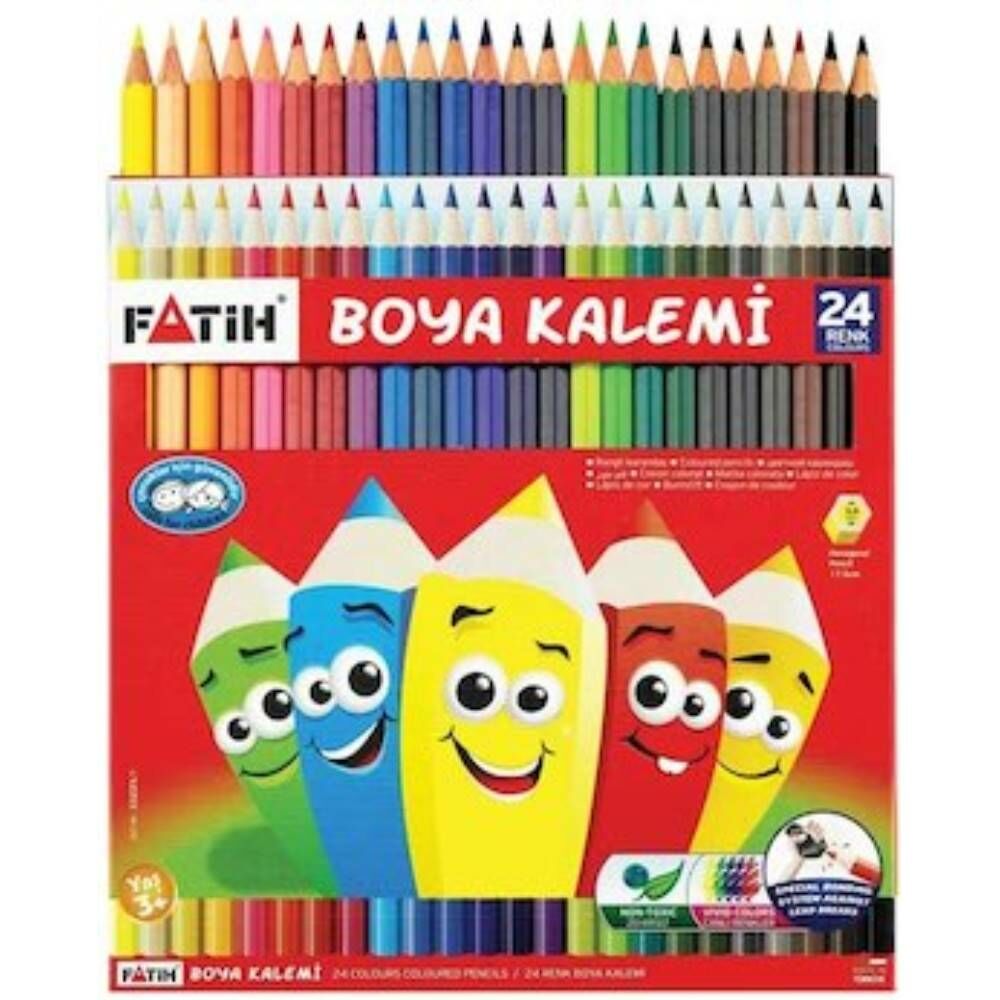 Fatih Kuru Boya 24 Renk Tam Boy 33225