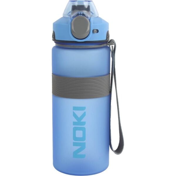 Noki Tritan Pipetli Silikon Kemerli Soft Touch 750 ml Matara T0121-130 Mavi