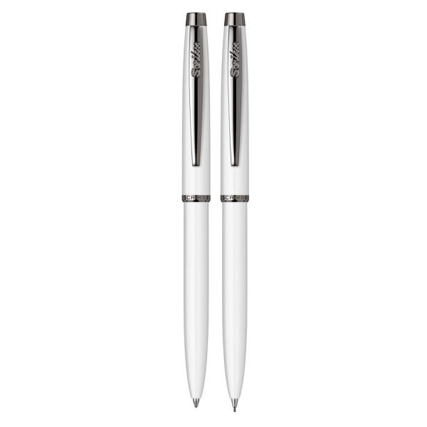 Scrikss 108 Prestige Tükenmez + Versatil Kalem Seti Beyaz