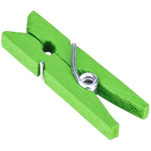 Brons Ahşap Mandal Mini Renkli BR-908