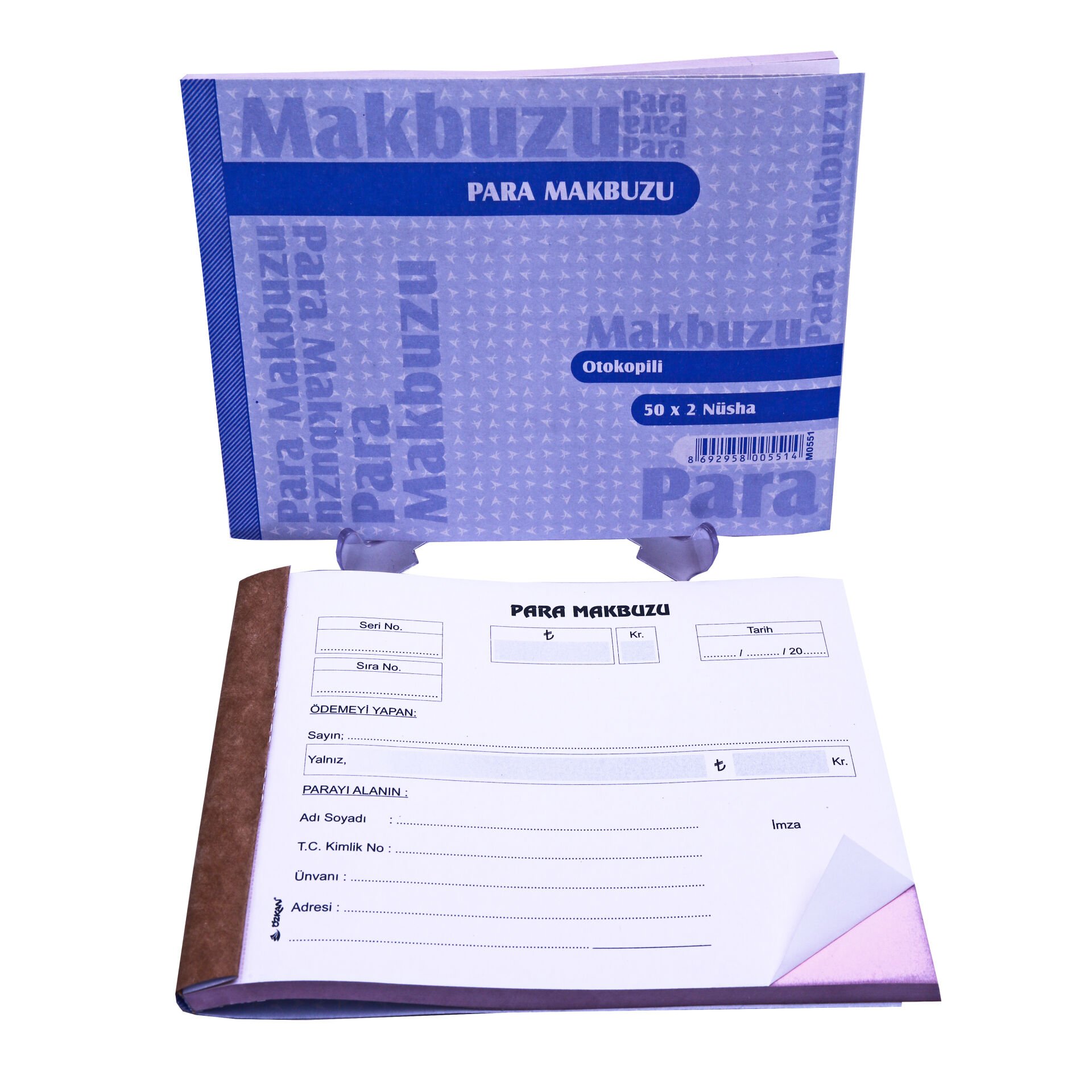 Özkan Para Makbuzu Otokopili 2 Nüsha M0663 0551