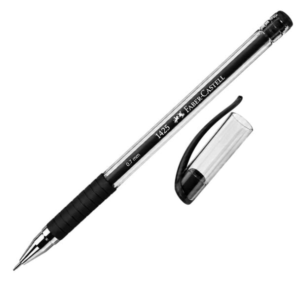 Faber Castell 1425 Tükenmez Kalem İğne Uç 07 mm Siyah 142599