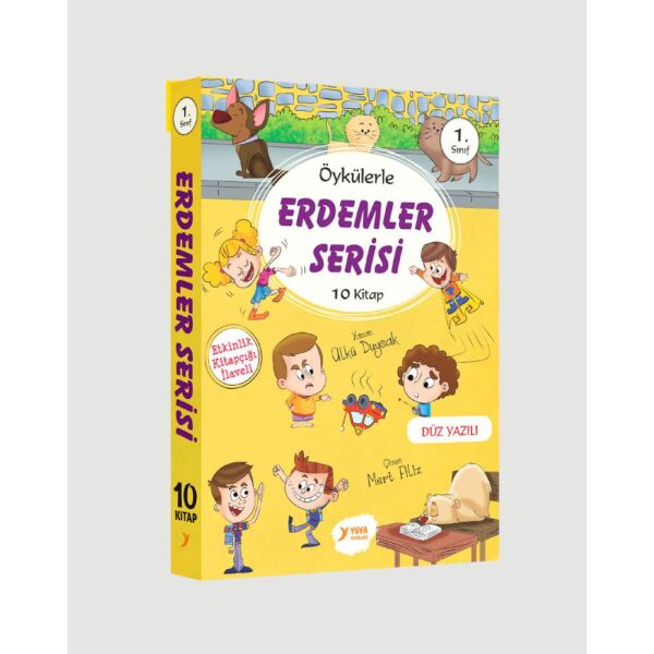 Öykülerle Erdemler Seti 10 Kitap 1.Sınıf