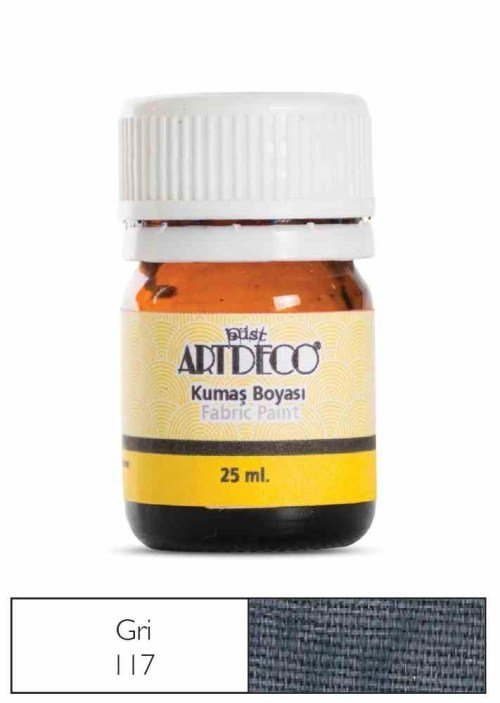Artdeco Ebru Boyası 25 ml 010A-117 Gri