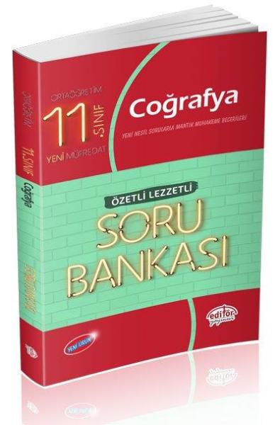 Editör 11 Sınıf Coğrafya Soru Bankası