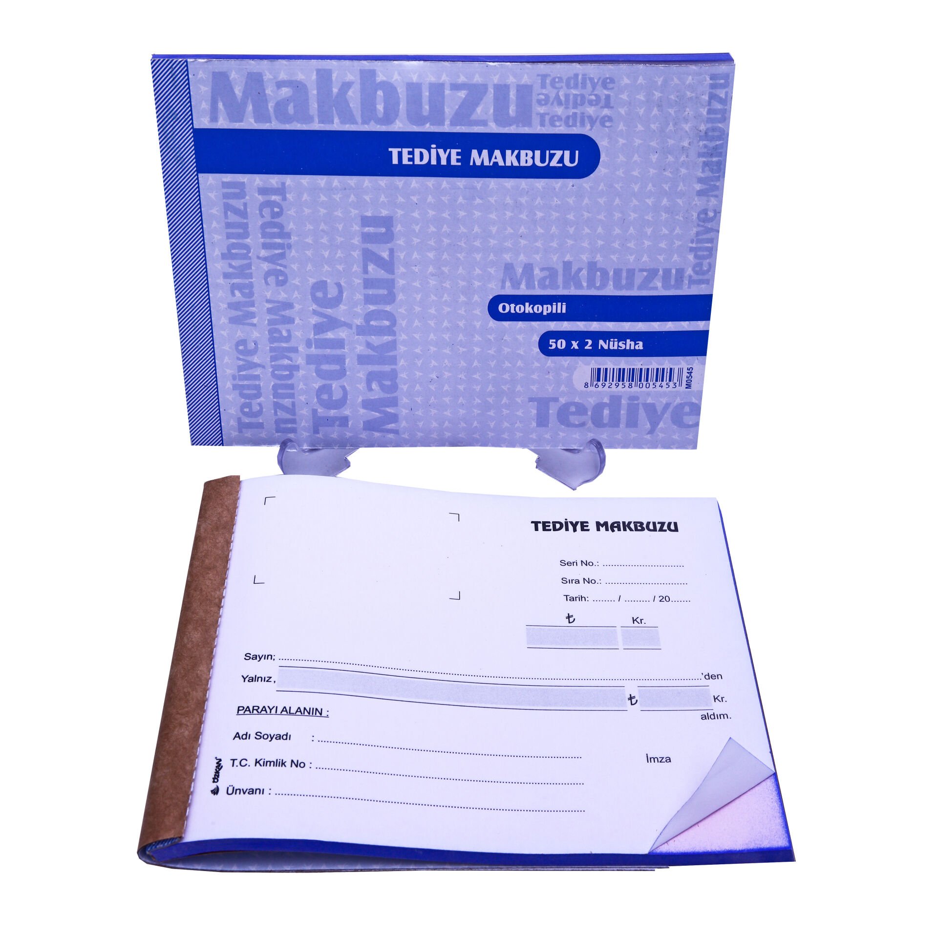 Özkan Tediye Makbuzu Otokopili 2 Nüsha No:3 M0545 0657