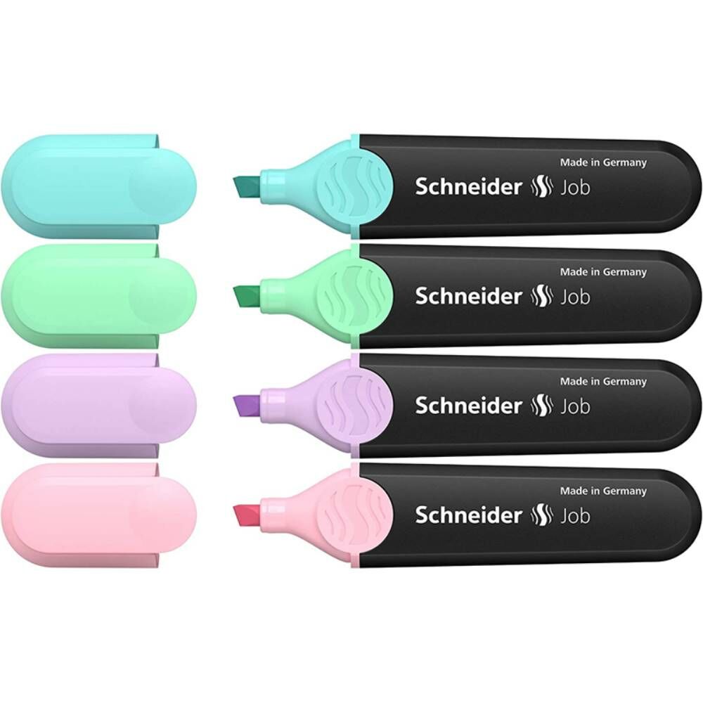 Schneıder Fosforlu Kalem 150 Job Pastel Set 4 Lü Karton Kutu Scb393